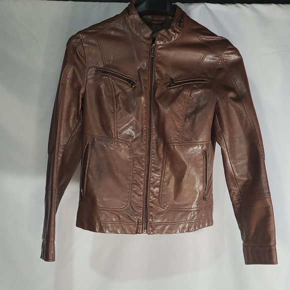 CLEO LEATHER JACKET - Picture 1 of 4